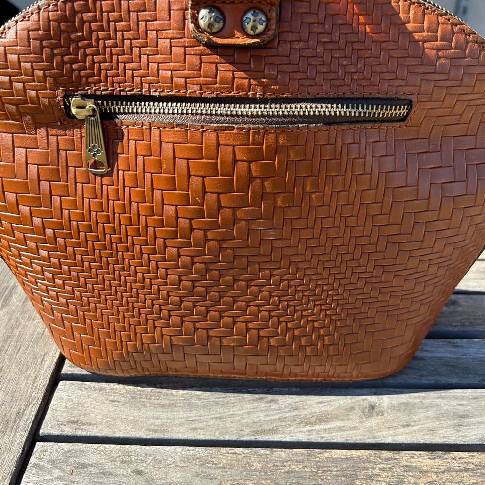 Patricia Nash Meldola Leather Dome Satchel Purse